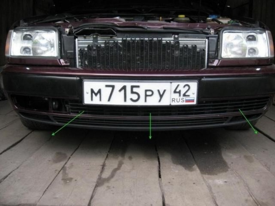 крепление номера бампера переднего для Audi 100 C4, 1991 - 1994 гг. (4A0807287, 4A08072873FZ)