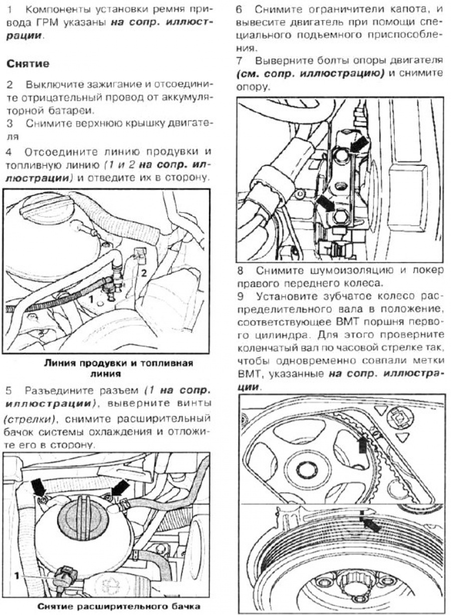 Инструкция по замене ремня ГРМ на Пасстат Б6
