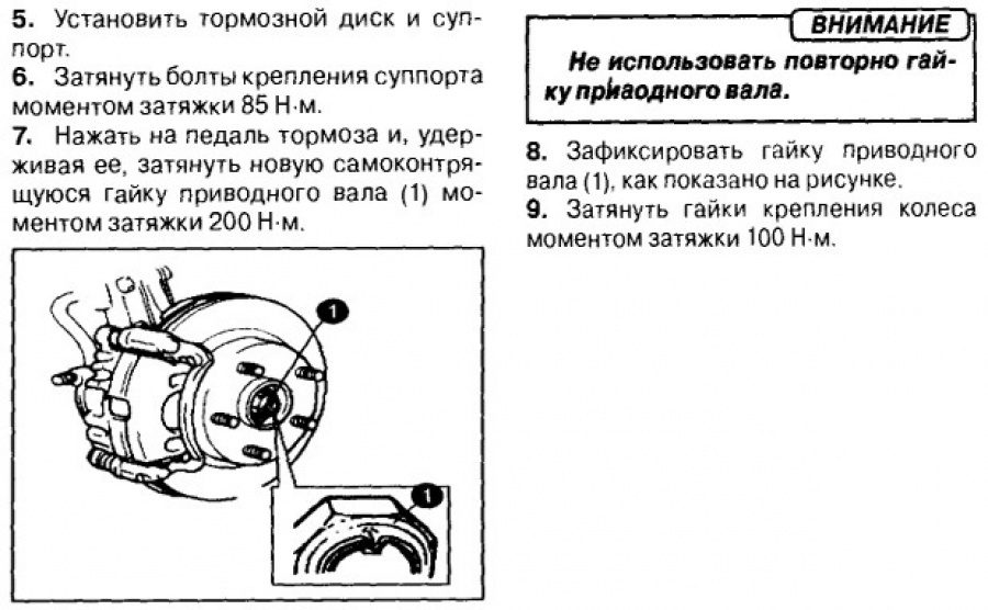 Момент затяжки колесных гаек сузуки гранд витара