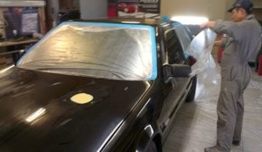 подготовка кузова к покраске Plasti Dip