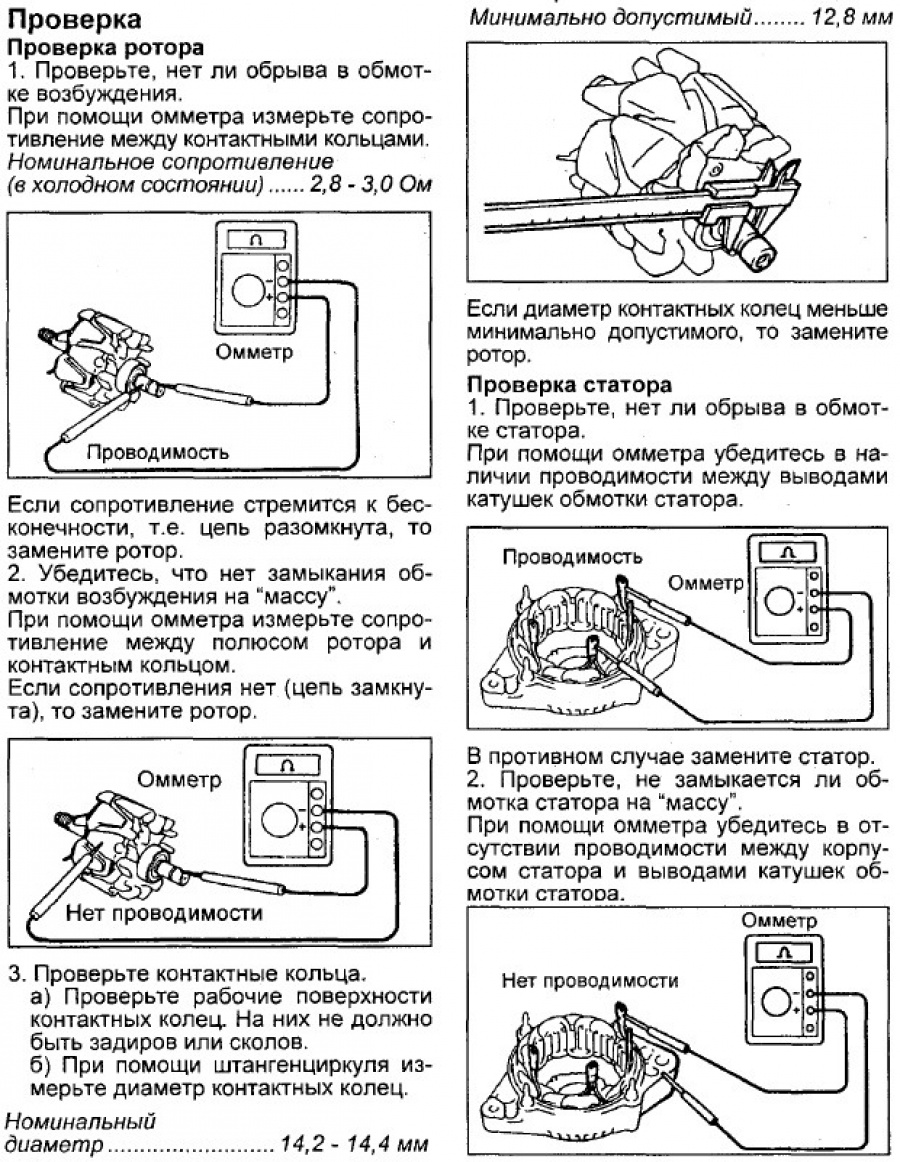 проверка генератора